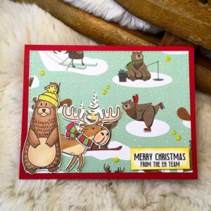Eh Team Christmas Greeting Card by Kailyard Creations
